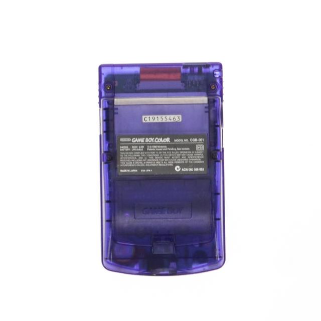 【ゲームボーイカラー】本体CGB-001 GB](本体)ゲームボーイカラー GAMEBOY COLOR クリアパープル(CGB