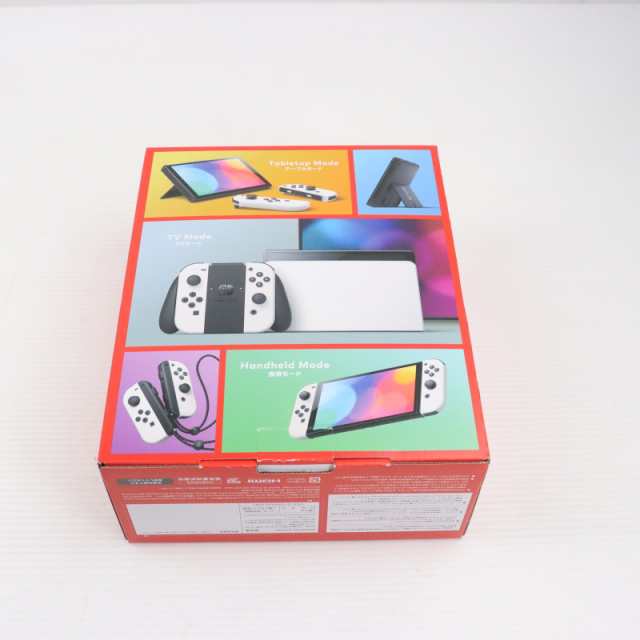 【中古即納】[本体][Switch]Nintendo Switch(有機ELモデル) ニンテンドースイッチ Joy-Con(L)/(R) ホワイト(HEG-S-KAAAA)(20211008)