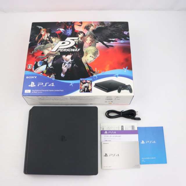 【中古即納】[本体][PS4]プレイステーション4 1TB PlayStation4 Persona5 Starter Limited Pack(ペルソナ５ スターターリミテッドパック)