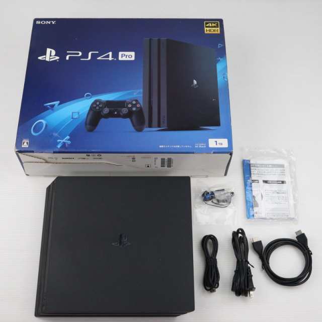 【中古即納】[本体][PS4]プレイステーション4 プロ PlayStation4 Pro ジェット・ブラック 1TB(CUH-7000BB01)(20161110)