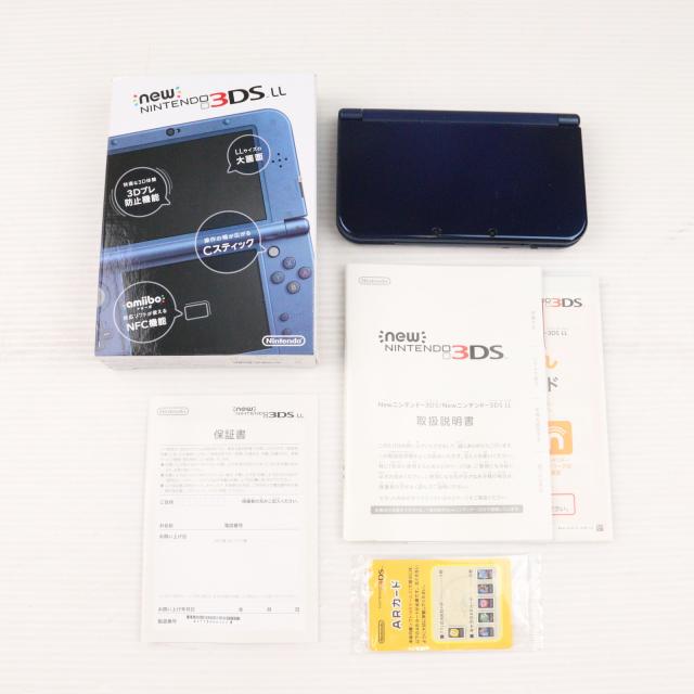 中古即納】[3DS] (本体) Newニンテンドー3DS LL メタリックブルー  