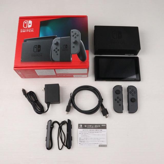 Nintendo Switch 本体 (ニンテンドースイッチ) グレー（中古即納