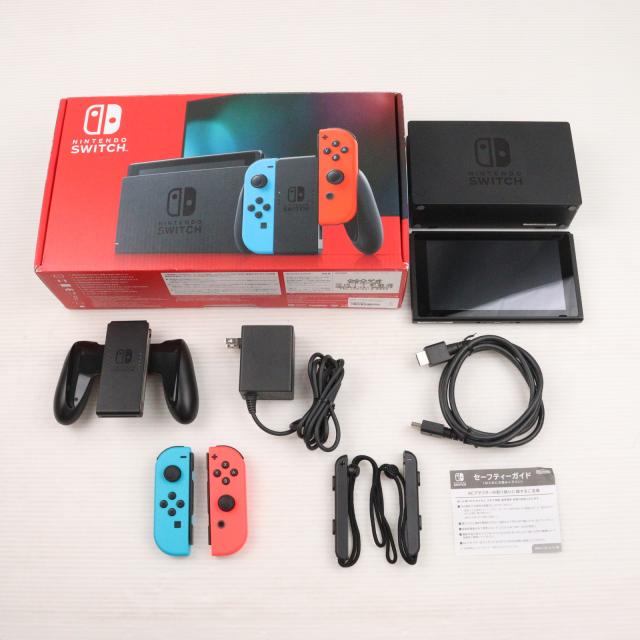 Nintendo Switch - 任天堂 スイッチ ネオンブルー ネオンレッド 本体  動作確認済み 中古 Nintendo Switch ネオンブルー/レッド 本体