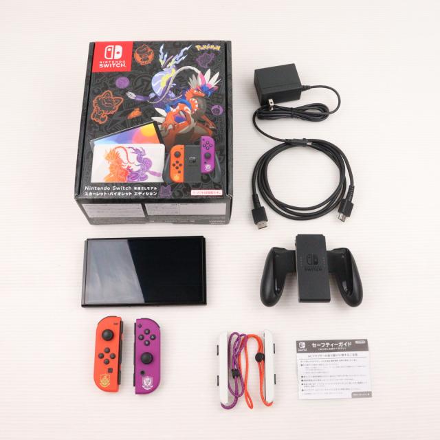 任天堂Switch(有機ELモデル) スカーレット・バイオレットエディション