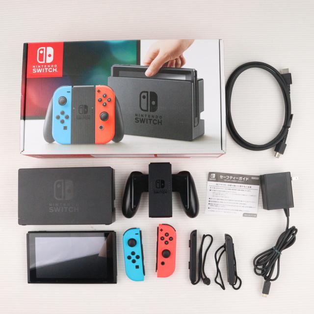 任天堂switch ネオンブルー.レッド 本体 中古品 中古品 ゲーム