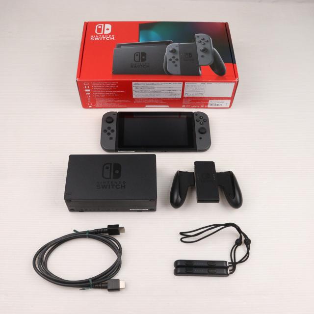 『中古即納』{本体}{Switch}Nintendo Switch(ニンテンドースイッチ) Joy-Con(L)/(R) グレー(HAC-S-KAAAA)(20170303) 中古即納[Switch] (本体)(ソフト無し) Nintendo Switch(ニンテンドー