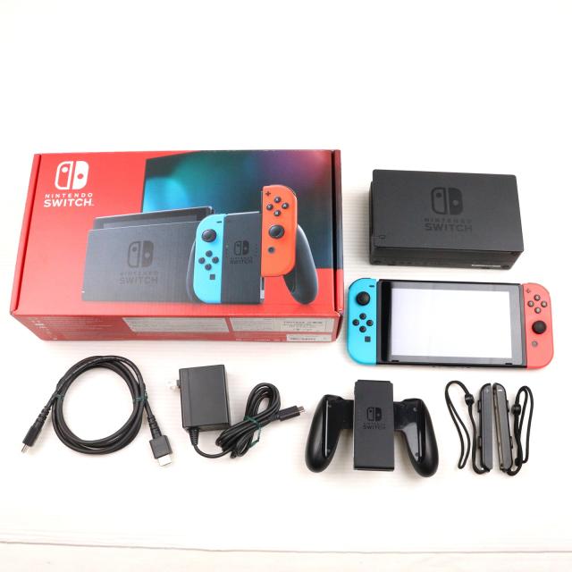任天堂スイッチ 任天堂swich 本体 ネオンブルー 中古即納】[Switch