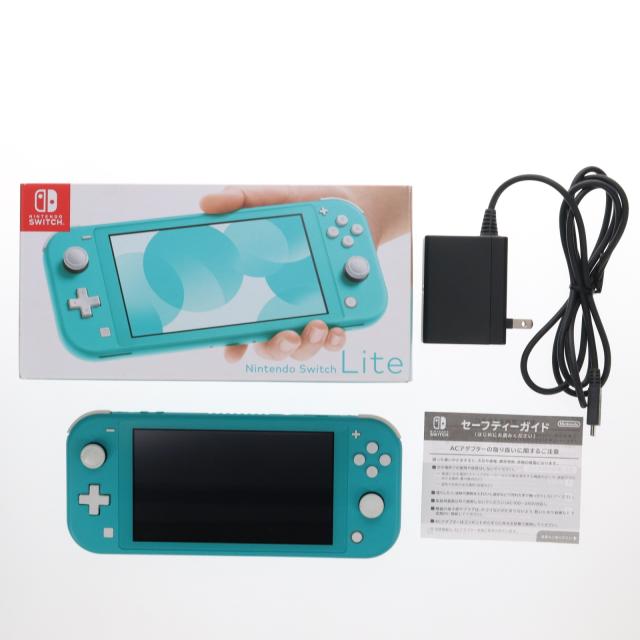 【箱なし】Nintendo Switch Lite ターコイズ Switch Lite ターコイズ 外箱なし クリアケース付き 動作確認済