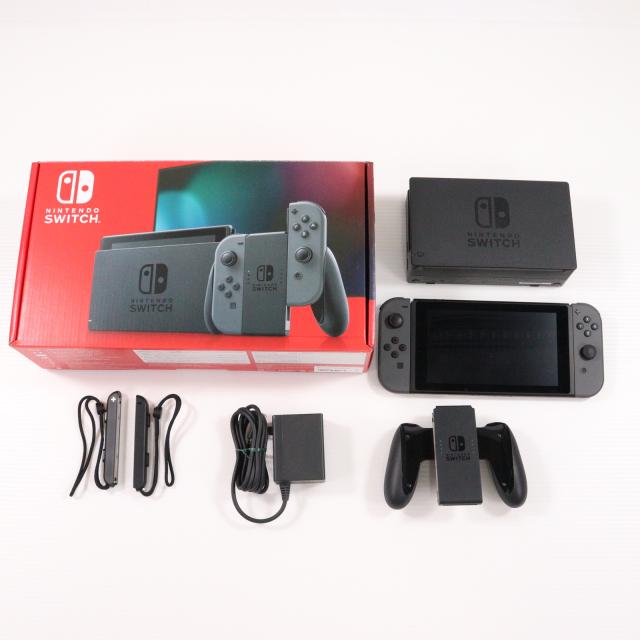 Nintendo Switch 本体 (ニンテンドースイッチ) グレー 中古 Nintendo Switch 本体 中古 グレー 本体 任天堂 ニンテンドー