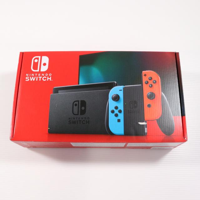 中古美品 新型 任天堂Switch 本体 ブルー/レッド Nintendo Switch