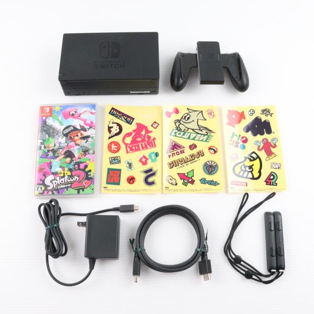 【中古即納】[Switch] (本体) Nintendo Switch(ニンテンドースイッチ) スプラトゥーン2セット 任天堂(HAC-S-KACEK)(20180713)_1