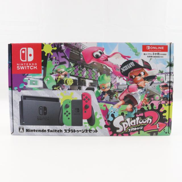 【中古即納】[Switch] (本体) Nintendo Switch(ニンテンドースイッチ) スプラトゥーン2セット 任天堂(HAC-S-KACEK)(20180713)_5