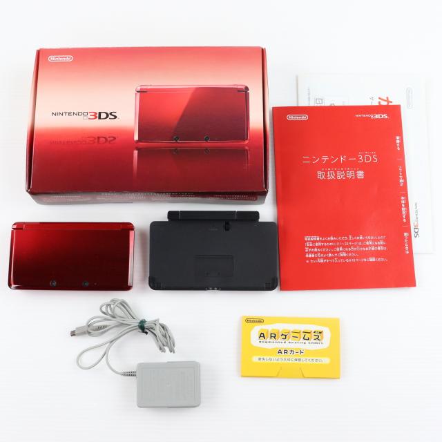 フレアレッド 3DS 本体 赤色 ニンテンドー