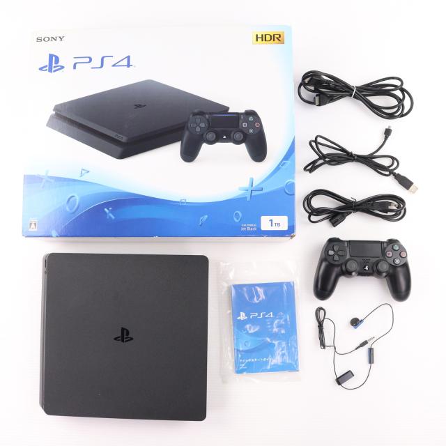 プレイステーション4 PS4 CUH-2100BB01 外箱・ヘッドセット付き