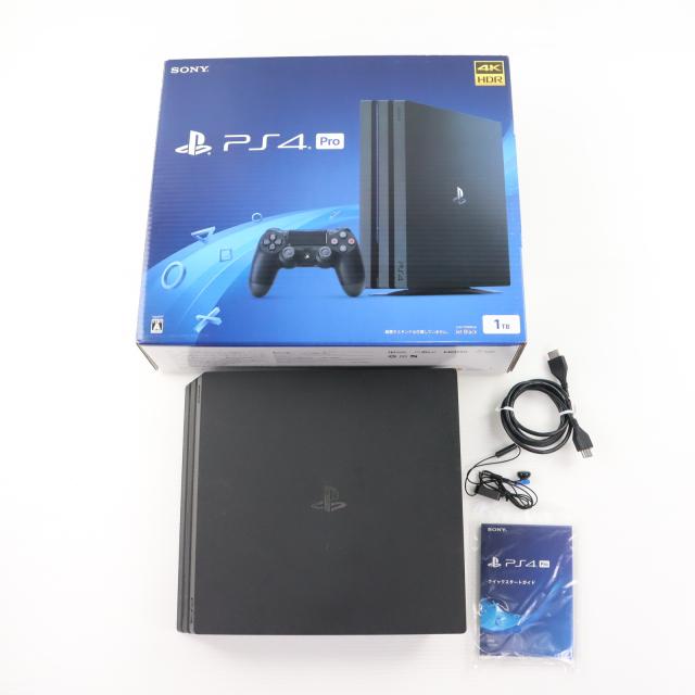 値下げ中!! PlayStation4 Pro CUH-7200BB01 ソフト付きPlayStation 