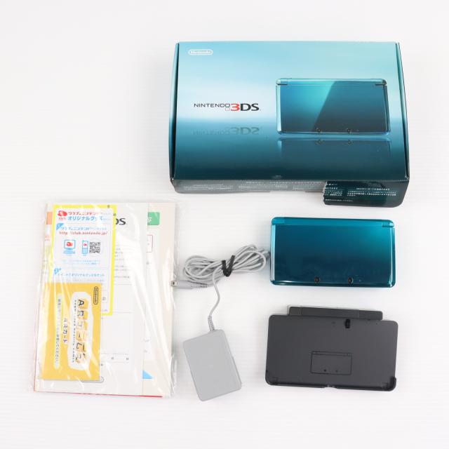 Nintendo ニンテンドー 3DS アクアブルー 中古即納】[3DS] (本体