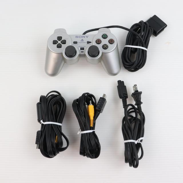 【中古即納】[PS2] (本体) PlayStation 2(プレイステーション2) サテン・シルバー SCE(SCPH-90000SS)(20071122)_1