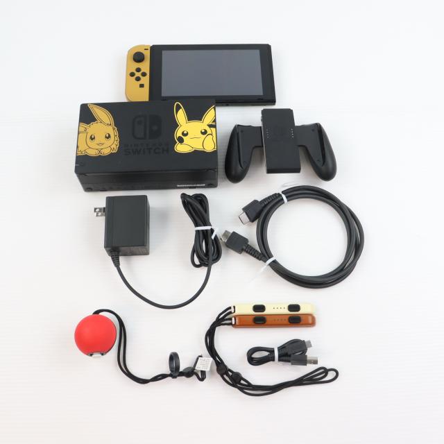 【中古即納】[Switch] (本体)(ソフト無し) Nintendo Switch(ニンテンドースイッチ) ポケットモンスター Let s Go! イーブイセット(モンスターボール Plus付き) 任天堂(HAC-S-KFAGB)(20181116)