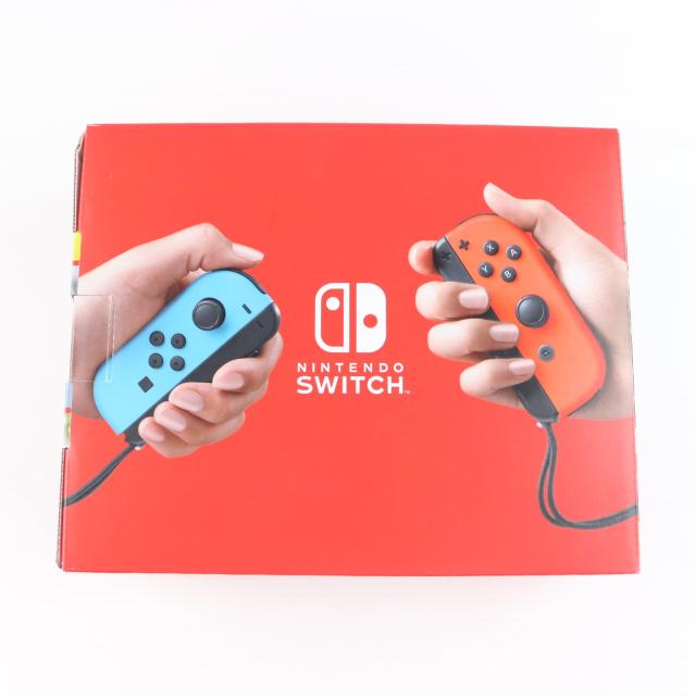 【中古即納】[Switch] (本体) Nintendo Switch(ニンテンドースイッチ) Joy-Con(L) ネオンブルー/R ネオンレッド 任天堂(HAD-S-KABAH)(20190830)