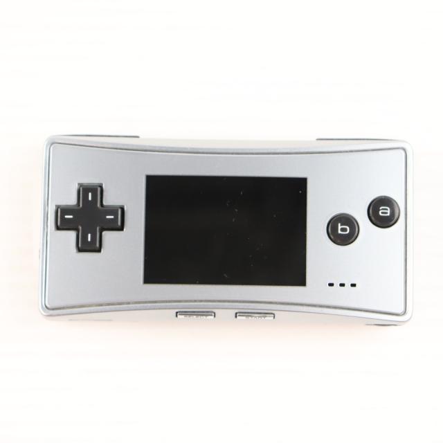中古即納】[GBA] (本体) GAMEBOY micro(ゲームボーイミクロ) シルバー 