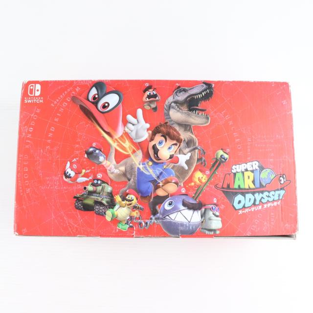 【中古即納】[Switch] (本体) Nintendo Switch(ニンテンドースイッチ) スーパーマリオ オデッセイセット 任天堂(HAC-S-KADEE)(20171027)