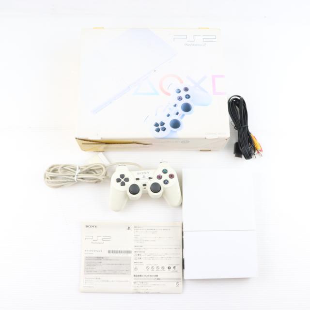 【中古即納】[PS2] (本体) PlayStation 2(プレイステーション2) セラミック・ホワイト SCE(SCPH-90000CW)(20071122)