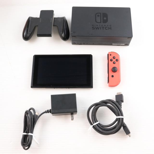 【中古即納】[Switch] (本体) Nintendo Switch(ニンテンドースイッチ) Joy-Con(L) ネオンブルー/(R) ネオンレッド 任天堂(HAD-S-KABAA)(20190830)