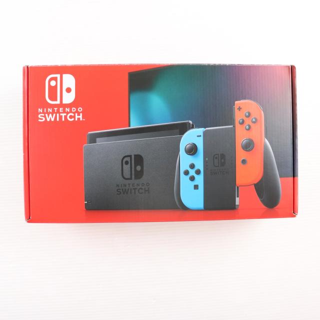 【中古即納】[Switch] (本体) Nintendo Switch(ニンテンドースイッチ) Joy-Con(L) ネオンブルー/(R) ネオンレッド 任天堂(HAD-S-KABAA)(20190830)_4
