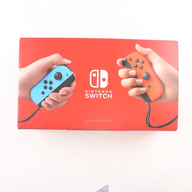【中古即納】[Switch] (本体) Nintendo Switch(ニンテンドースイッチ) Joy-Con(L) ネオンブルー/(R) ネオンレッド 任天堂(HAD-S-KABAA)(20190830)_5
