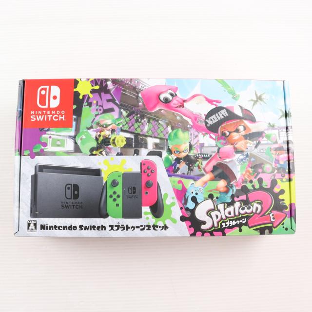 【中古即納】[Switch] (本体) Nintendo Switch(ニンテンドースイッチ) スプラトゥーン2セット 任天堂(HAC-S-KACEK)(20180713)_4
