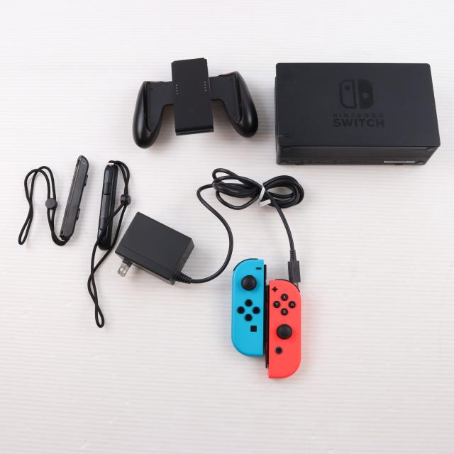 【中古即納】[Switch] (本体) Nintendo Switch(ニンテンドースイッチ) Joy-Con(L) ネオンブルー/(R) ネオンレッド 任天堂(HAD-S-KABAA)(20190830)_3