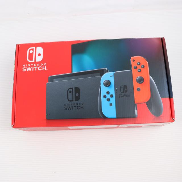 【中古即納】[Switch] (本体) Nintendo Switch(ニンテンドースイッチ) Joy-Con(L) ネオンブルー/(R) ネオンレッド 任天堂(HAD-S-KABAA)(20190830)_4
