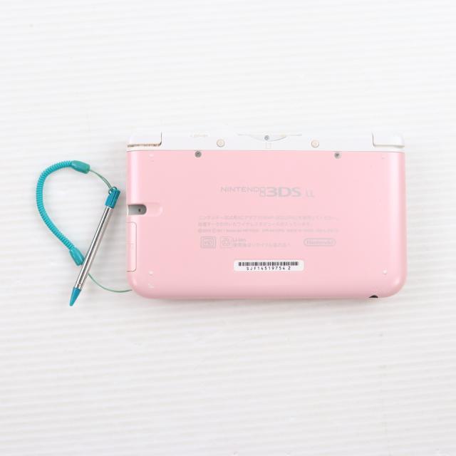【中古即納】[3DS] (本体) ニンテンドー3DS LL ピンク×ホワイト 任天堂(SPR-S-PAAA)(20120927)_1