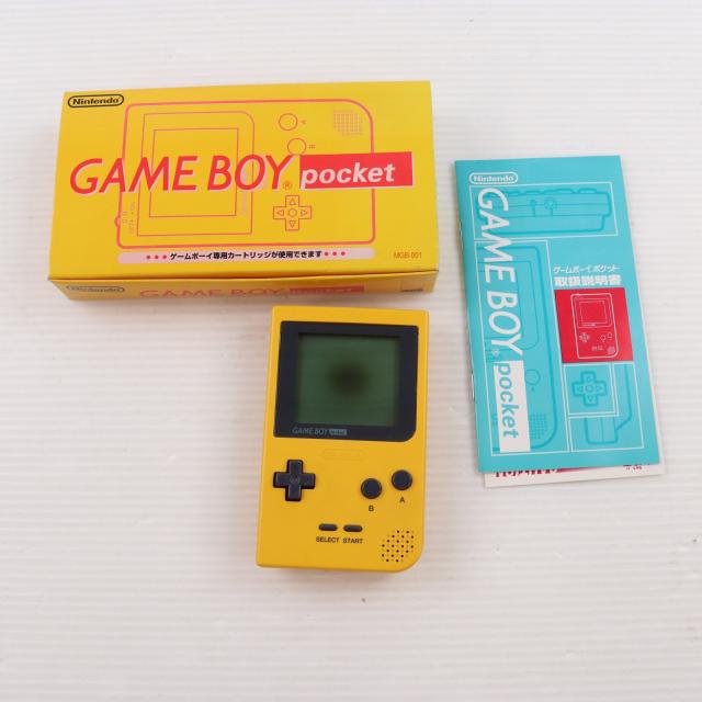 【中古即納】[GB] (本体) GAMEBOY pocket(ゲームボーイポケット) イエロー 任天堂(MGB-001)(19960721)