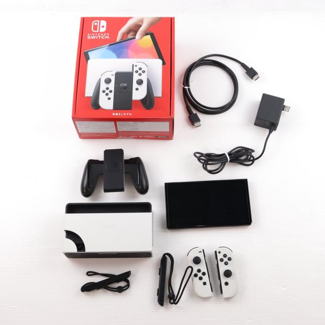 ☆中古☆Nintendo Switch 本体 有機ELモデルJoy-Con(L)ネオンブルー/(R)