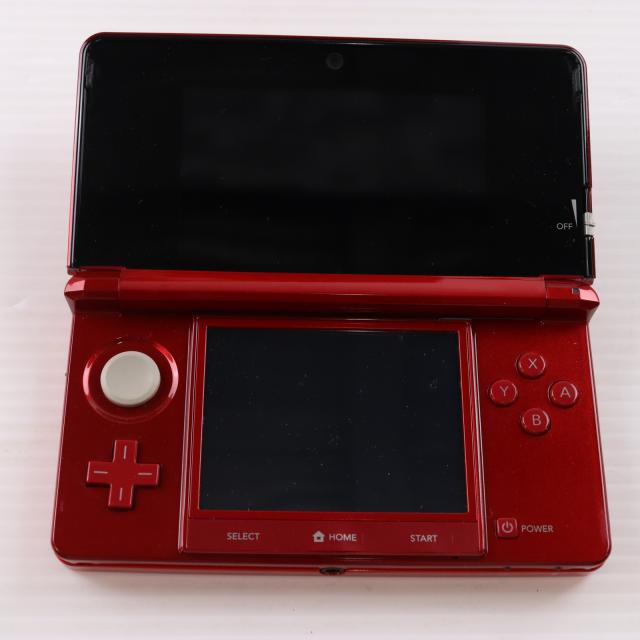 中古即納】[3DS] (本体) ニンテンドー3DS フレアレッド 任天堂(CTR-S