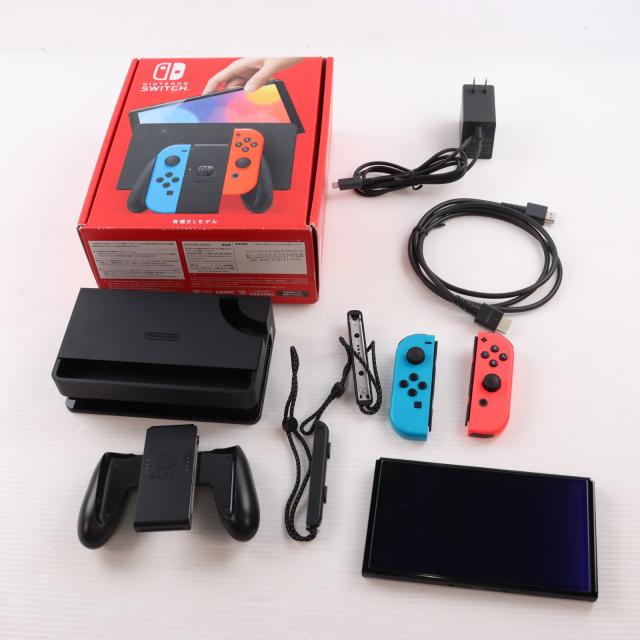 Nintendo Switch 本体 ネオンブルー ネオンレッド 中古品 Nintendo Switch(有機ELモデル) ネオンブルー/ネオンレッド 中古即納