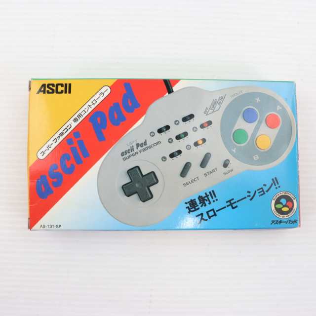 【中古即納】[ACC][SFC]スーパーファミコン専用コントローラー アスキーパッド(ascii pad) 任天堂ライセンス商品  アスキー(AS-131-SP)(19910920)｜au PAY マーケット