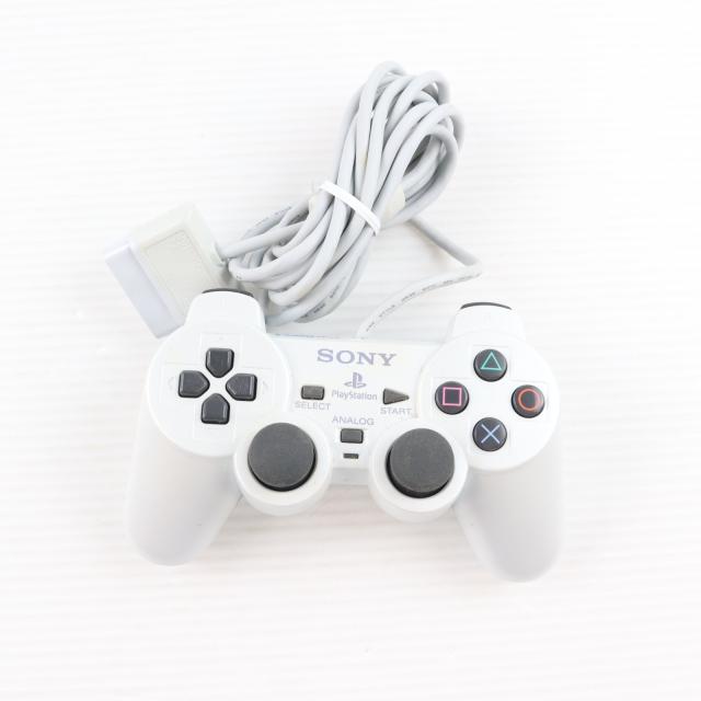 【中古即納】[ACC][PS2] アナログコントローラ デュアルショック2(DUALSHOCK2) パール・ホワイト(PS2用) SCE(SCPH-10010PW)(20040715)