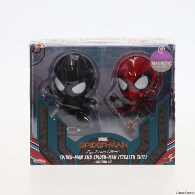 【中古即納】[FIG]コスベイビー サイズS スパイダーマン(壁はりつき版)&スパイダーマン(ステルススーツ版) 2体セット スパイダーマン:フ｜au  PAY マーケット