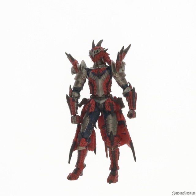 【中古即納】[FIG]リボルテックヤマグチ No.123 ハンター男剣士 レウスシリーズ モンスターハンター 完成品 可動フィギュア  海洋堂(20120｜au PAY マーケット