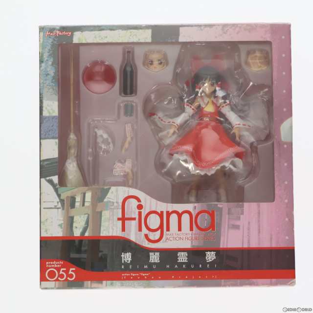 【中古即納】[FIG]figma(フィグマ) 055 博麗霊夢(はくれいれいむ) 東方Project 完成品 可動フィギュア  マックスファクトリー(20100127)｜au PAY マーケット