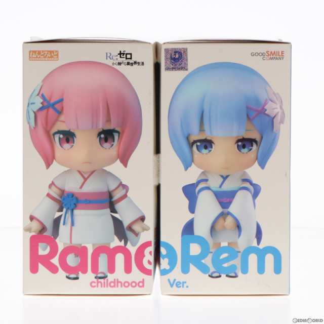 ねんどろいど 942 ラム&レム 幼少期Ver. Re:ゼロから始める異世界生活 完成品 可動フィギュア ワンフェス2018夏&GOODSMILE ONLINE SHOP限定 グッドスマイルカンパニー