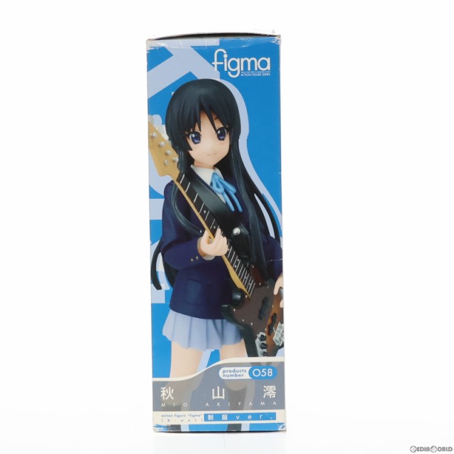 【中古即納】[FIG]figma(フィグマ) 058 秋山澪(あきやまみお) 制服ver. けいおん! 完成品 可動フィギュア  マックスファクトリー(20100715｜au PAY マーケット