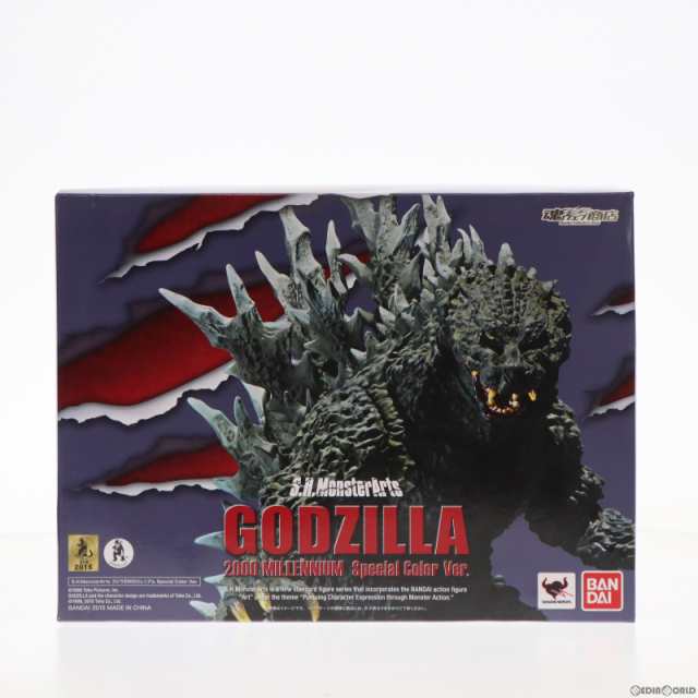 【中古即納】[FIG]魂ウェブ商店限定 S.H.MonsterArts(モンスターアーツ) ゴジラ2000ミレニアム Special Color  Ver. 完成品 可動フィギュ｜au PAY マーケット