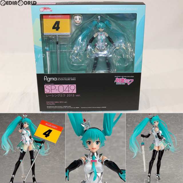 【中古即納】[FIG]figma(フィグマ) SP-049 レーシングミク 2013ver. 初音ミクGTプロジェクト 完成品 可動フィギュア GSR Studie with Tea