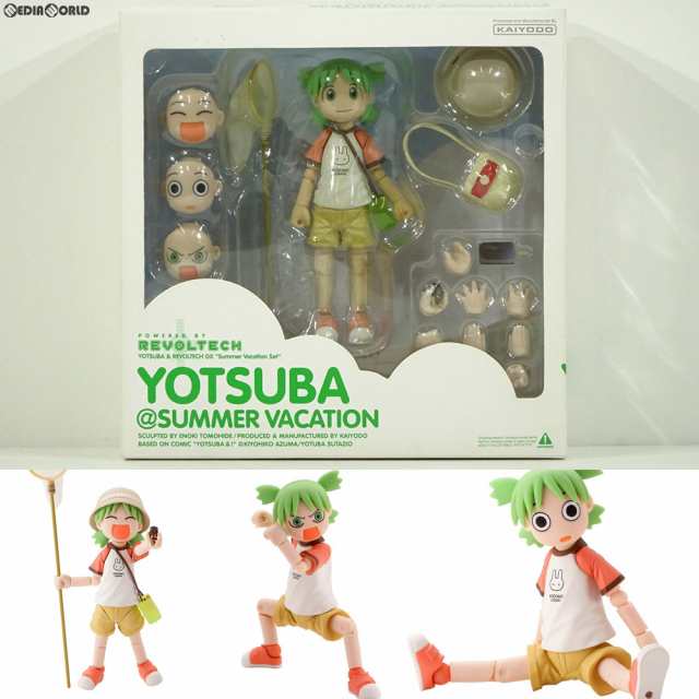 【中古即納】[FIG]よつばとリボルテックDX 夏休みセット よつばと! 完成品 可動フィギュア 海洋堂(20080801)