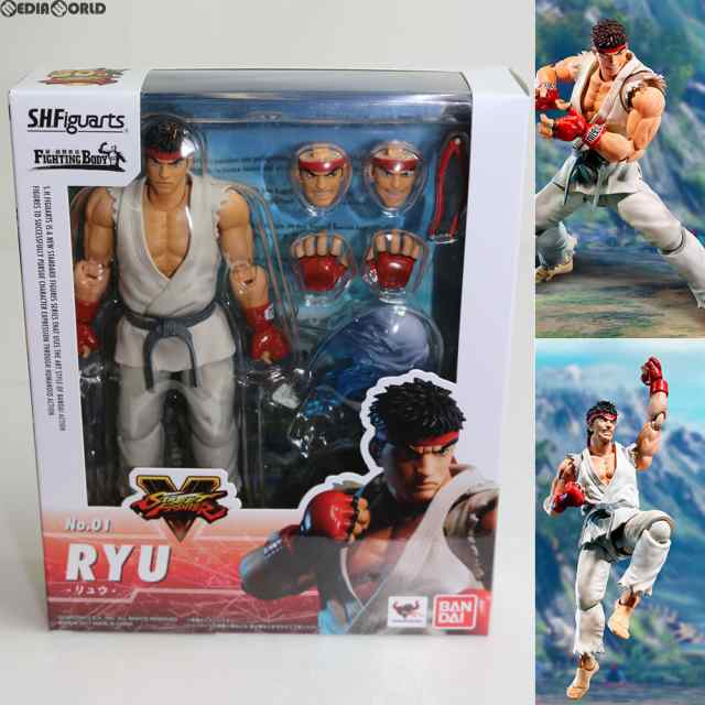 【中古即納】[FIG]S.H.Figuarts(フィギュアーツ) リュウ STREET FIGHTER(ストリートファイター) 完成品 可動フィギュア バンダイ(2018012