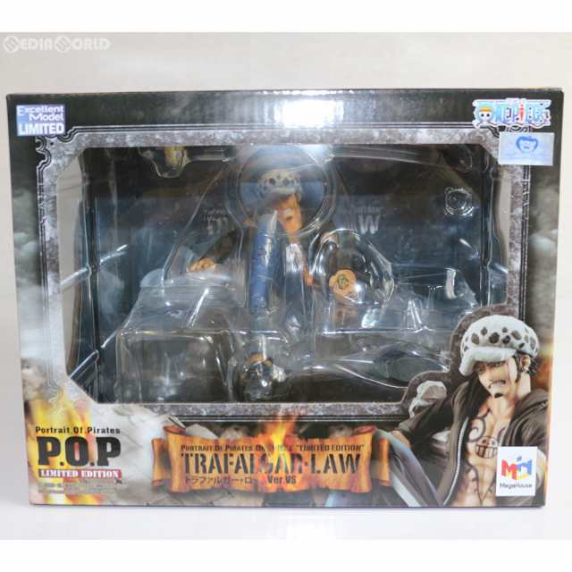 【中古即納】[FIG]Portrait.Of.Pirates P.O.P LIMITED EDITION トラファルガー・ローVer.VS ONE PIECE(ワンピース) 完成品 フィギュア 一