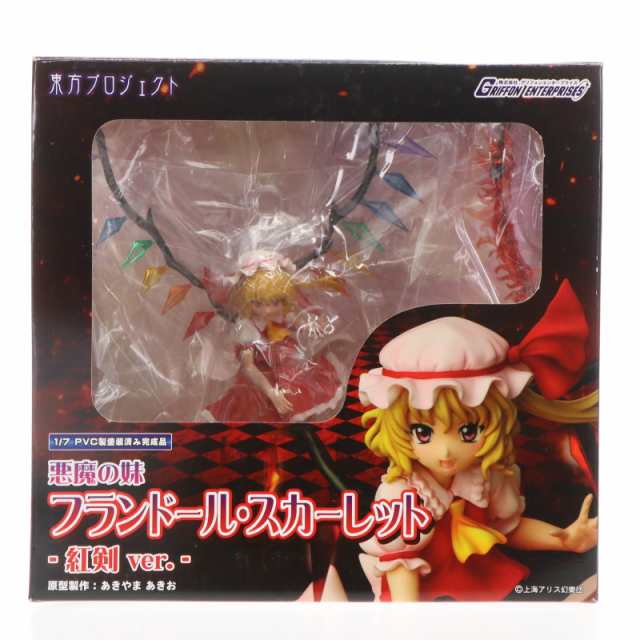 【中古即納】[FIG]悪魔の妹 フランドール・スカーレット 〜紅剣ver.〜 東方Project 1/7 完成品 フィギュア(TP62) グリフォンエンタープラ